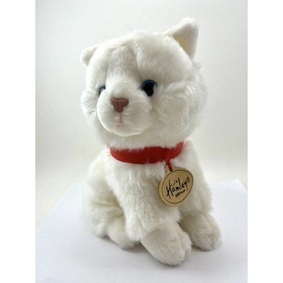 Hamleys Of London Plush Cats Set Of 2 Black White Sitting Kittens Stuffed Animal - Picture 10 of 16